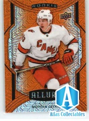 2021 Upper Deck Allure Hockey MORGAN GEEKIE RC SP Orange Slice Carolina #119
